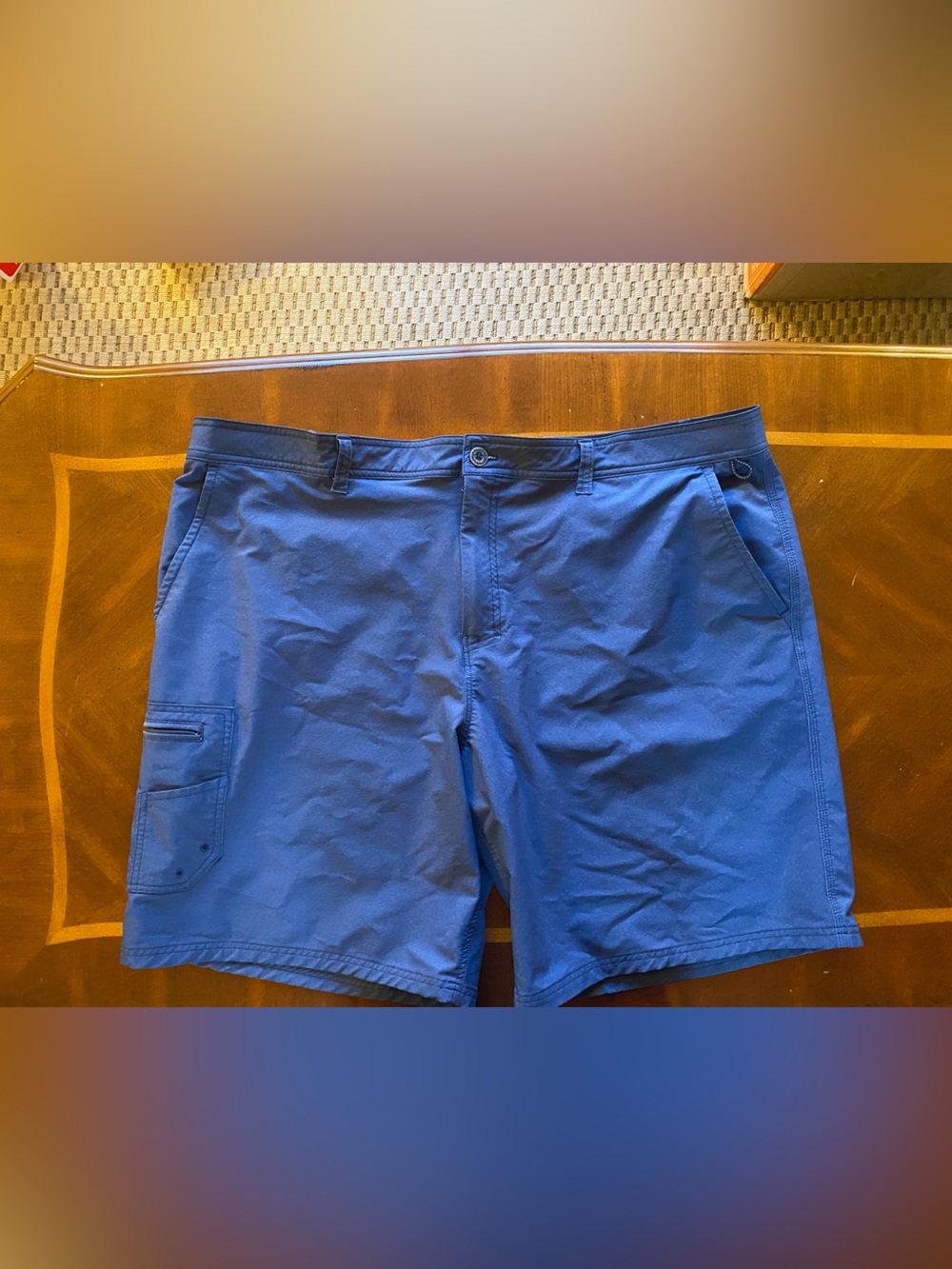 Realtree fishing blue shorts men 2xL